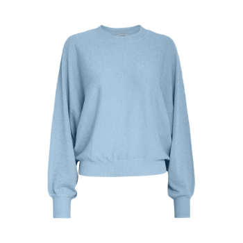 Dana Metallic Bat Sleeve Pullover Skyway Blue Metal | Minus