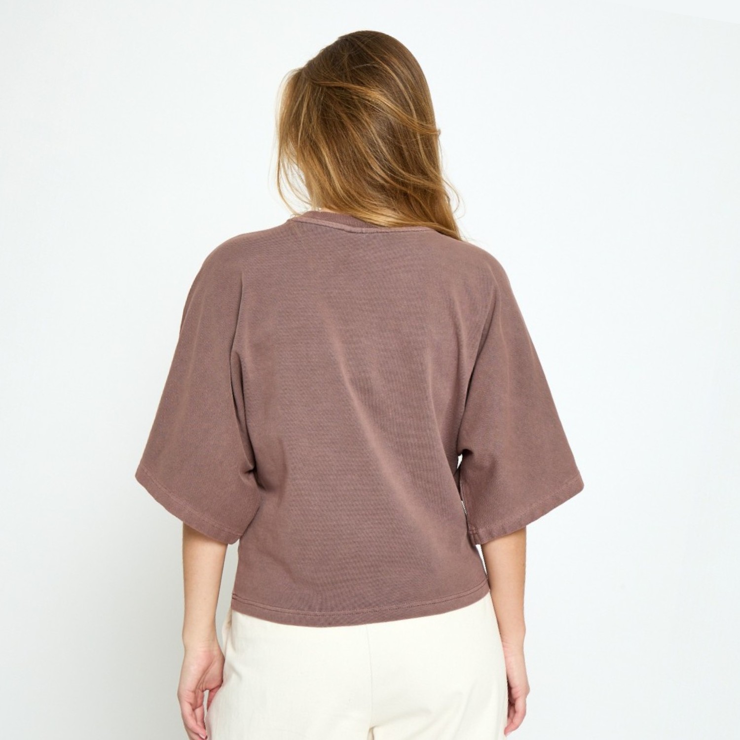 Ricky T-Shirt Mink Brown | Peppercorn