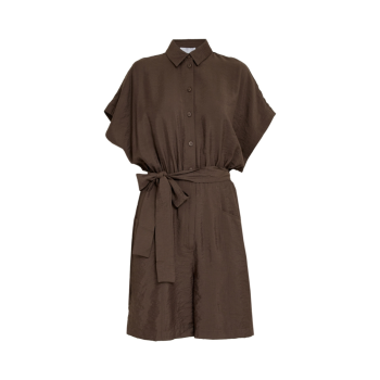 Julia Playsuit Chestnut | Minus