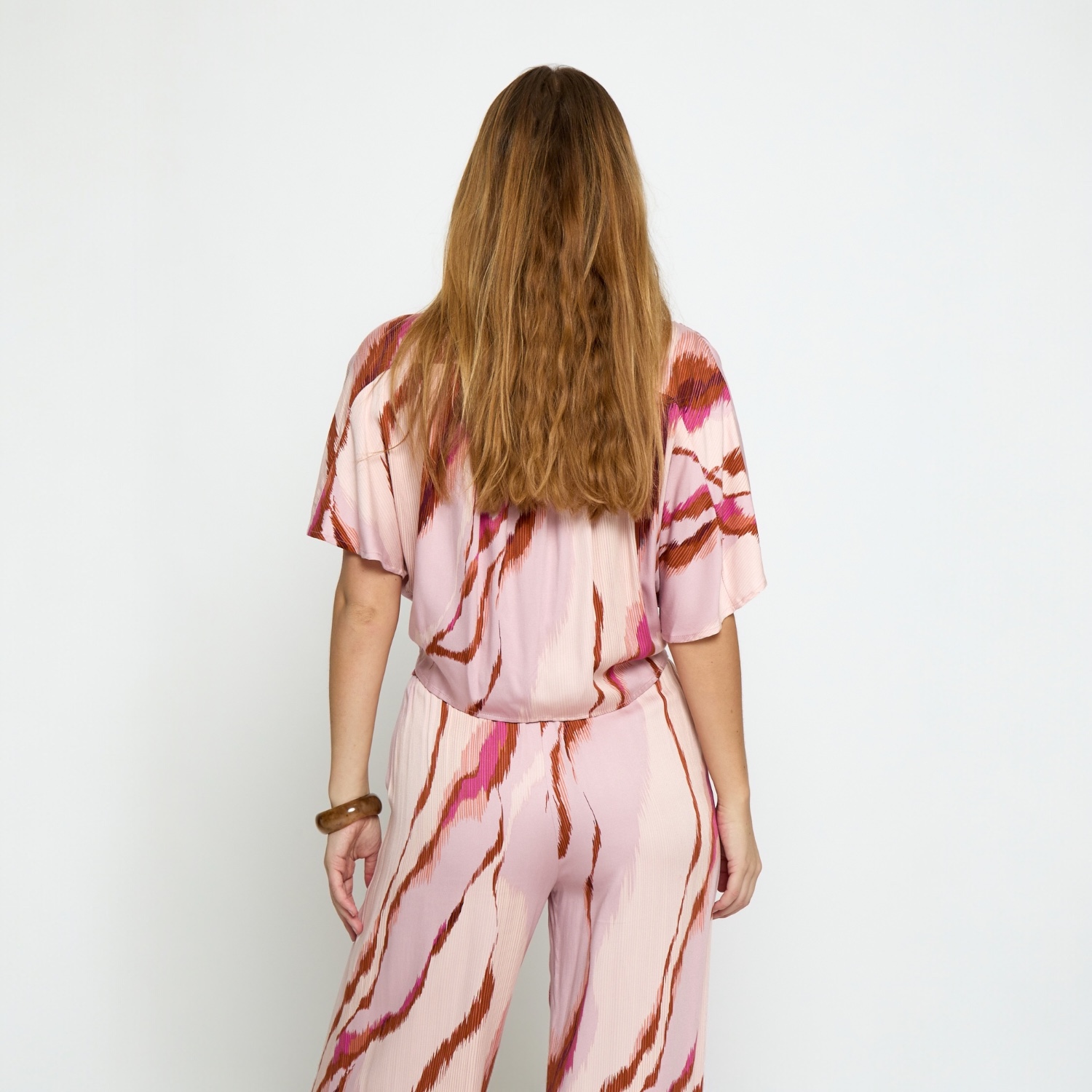 Luana Shirt Desert Coral Print | Minus