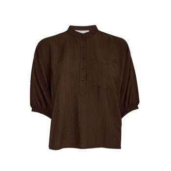 Barbara Blouse Chestnut | Minus
