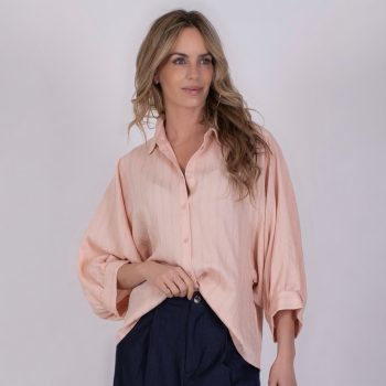 Busan Blouse Old Pink | The Clothed