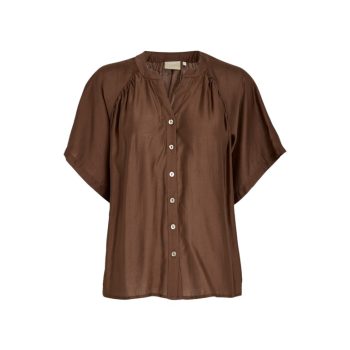 Ida ss Shirt Mink Brown | Peppercorn