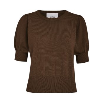Liva Knit Tee Chestnut | Minus