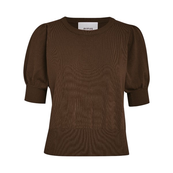 Liva Knit Tee Chestnut | Minus