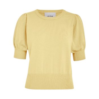 Liva Knit Tee Soft Yellow | Minus