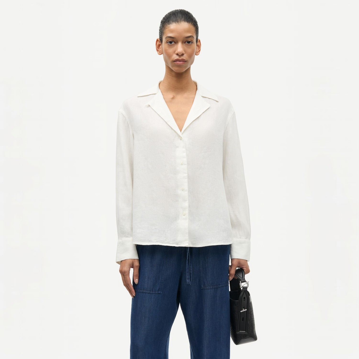 Saiben Shirt White | Samsoe Samsoe