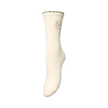 Efloria Cotta Socks Birch White | Becksondergaard
