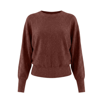 Dana Metallic Bat Sleeve Pullover Andorra Metal | Minus
