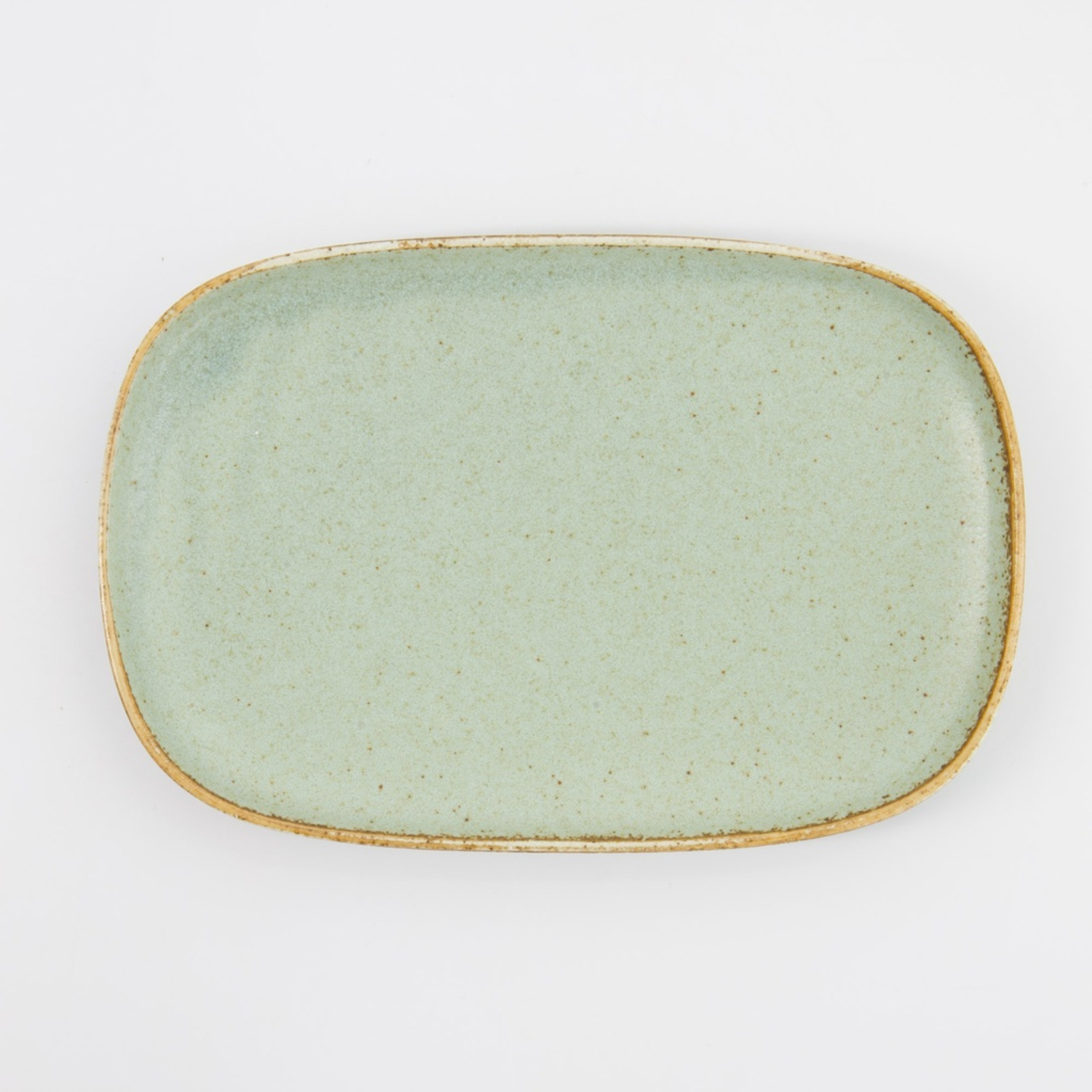 Minto Green Oval Plate 24x16x2 cm | Tokyo Design Studio