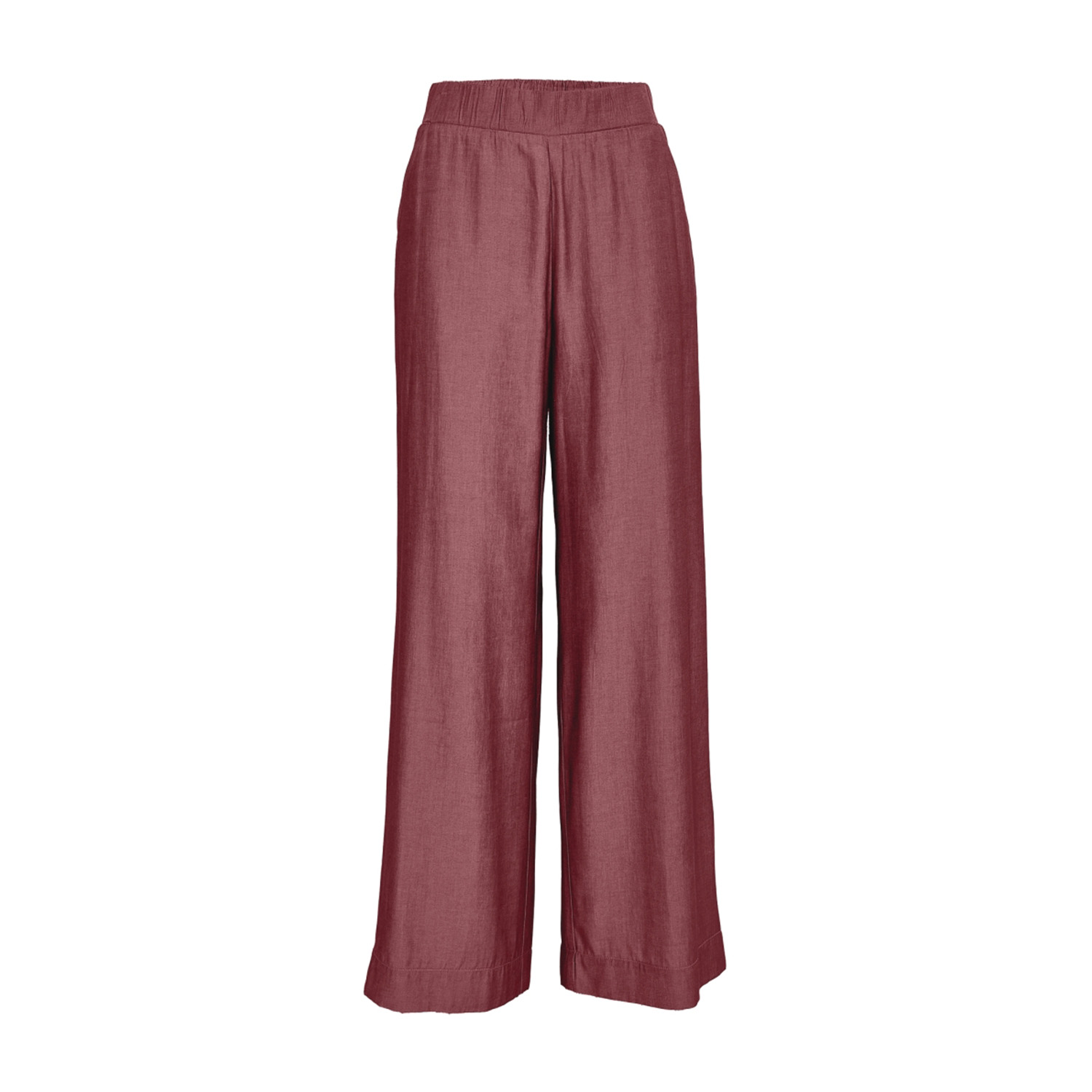 Bea Wide Pant Maroon Red | Peppercorn