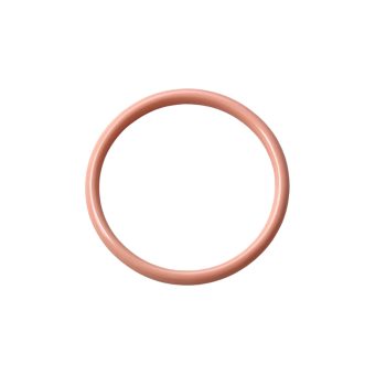 Recycled Resin Bangle Thin Peach | Adorn