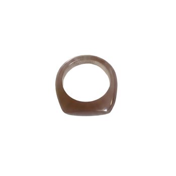 Baguette Recycled resin Smokey Quartz | Adorn