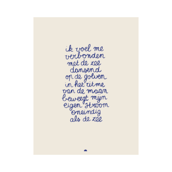 Wenskaart Verbonden met de Zee | Sâlt + Flor