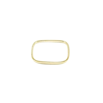 Gold & Gold-Vermeil ring Squared | Adorn