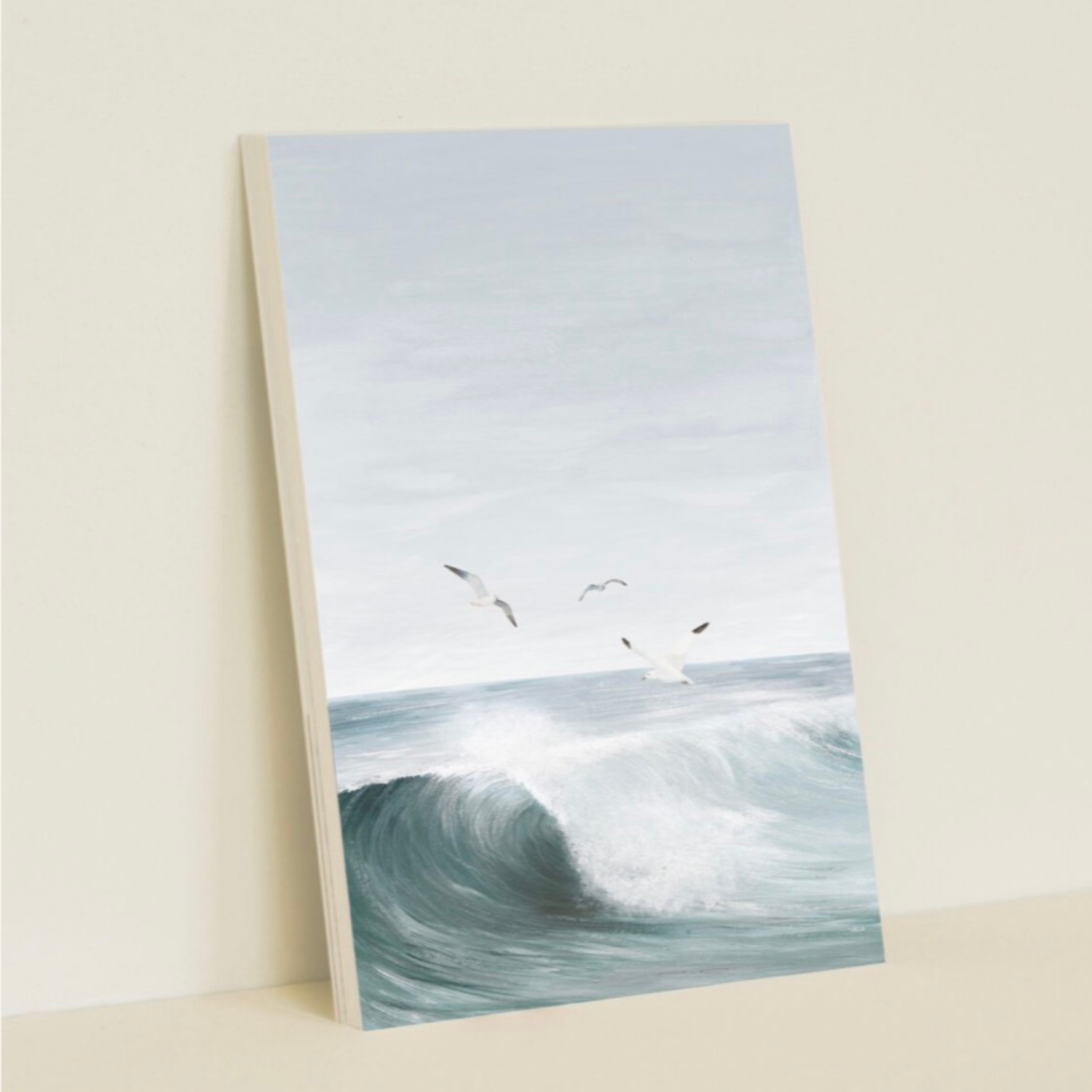 Wenskaart Op de golven | Sâlt + Flor