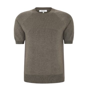 Marla SS O-neck Knit Canteen Melange | Soft Rebels