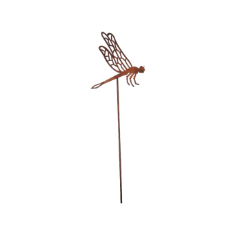 Bloempotsteker roest libelle | Esschert Design