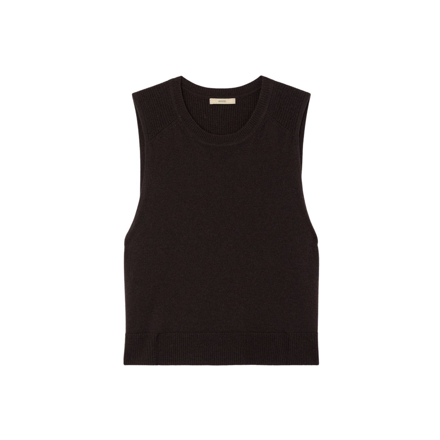 Ynoten Back Button Knit Top Ebene | Sessun