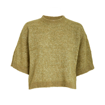 Cheryl Knit Pullover Fir Green Melange | Minus