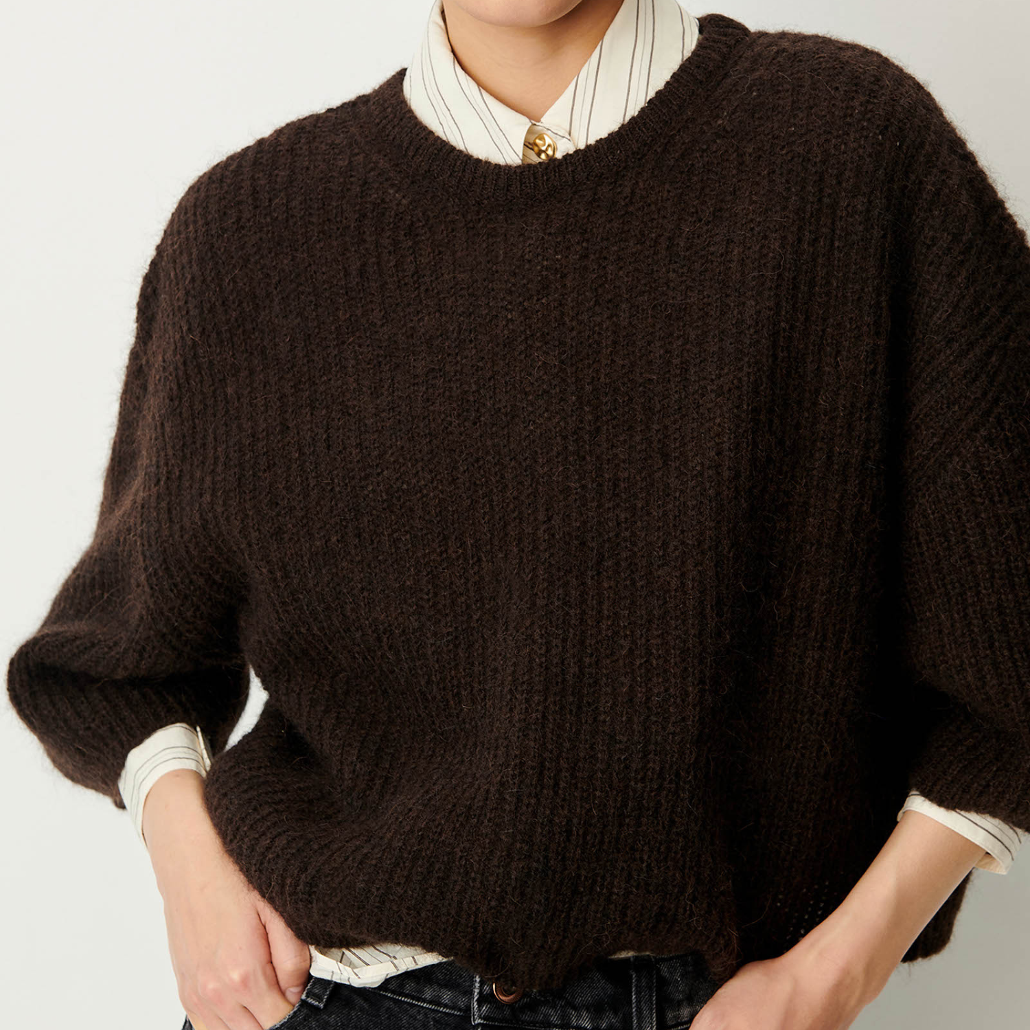 Tallon Long Sleeves Sweater Ebene | Sessun