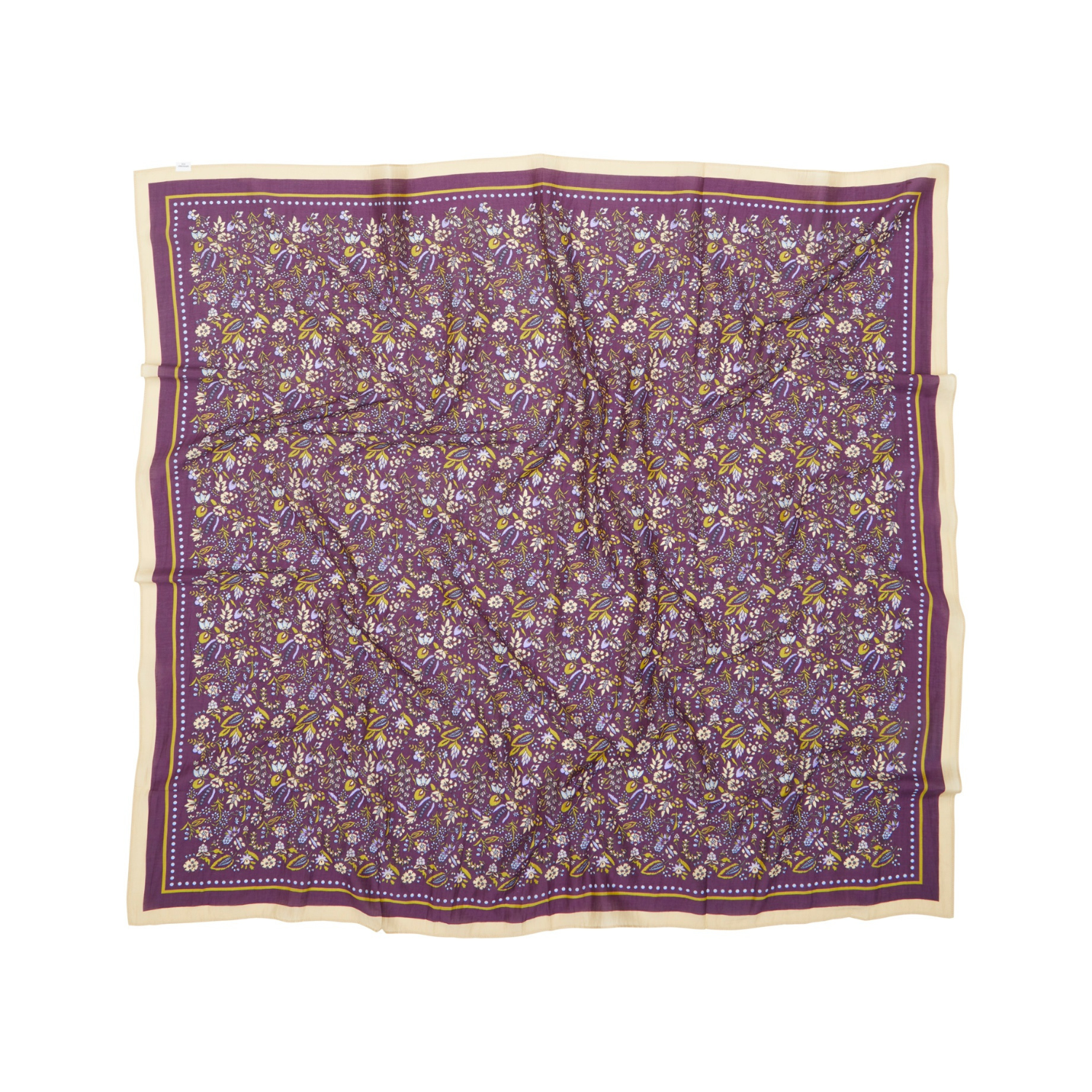 Flotile Stitch Sia Scarf Maroon Brown | Becksondergaard