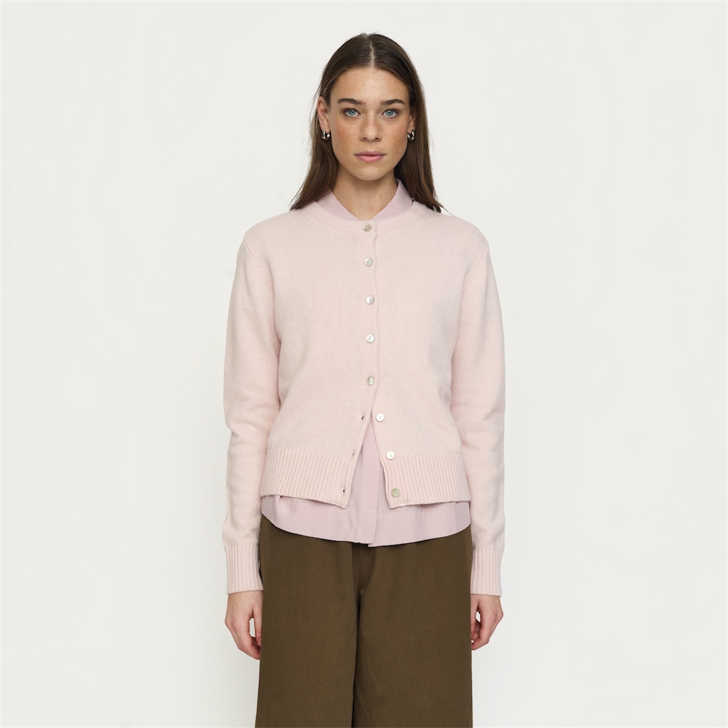 Avery Cardigan Knit RWS Burnished Lilac | Soft Rebels