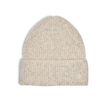 Sapia Beanie Beige Melange | Samsoe Samsoe