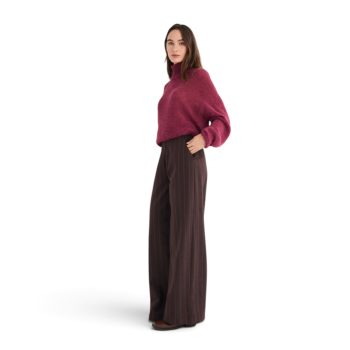 Lumen Turtle Neck Pullover Fuchsia | Mus & Bombon