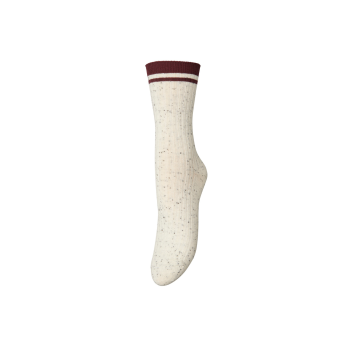 Gaja Sock Birch White | Becksondergaard