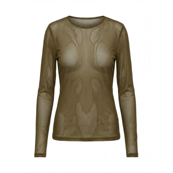 Dajana Long Sleeve Top Beach Green | Minus