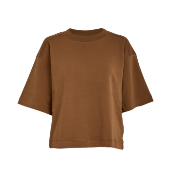 Fiola GOTS T-shirt Toffee | Peppercorn