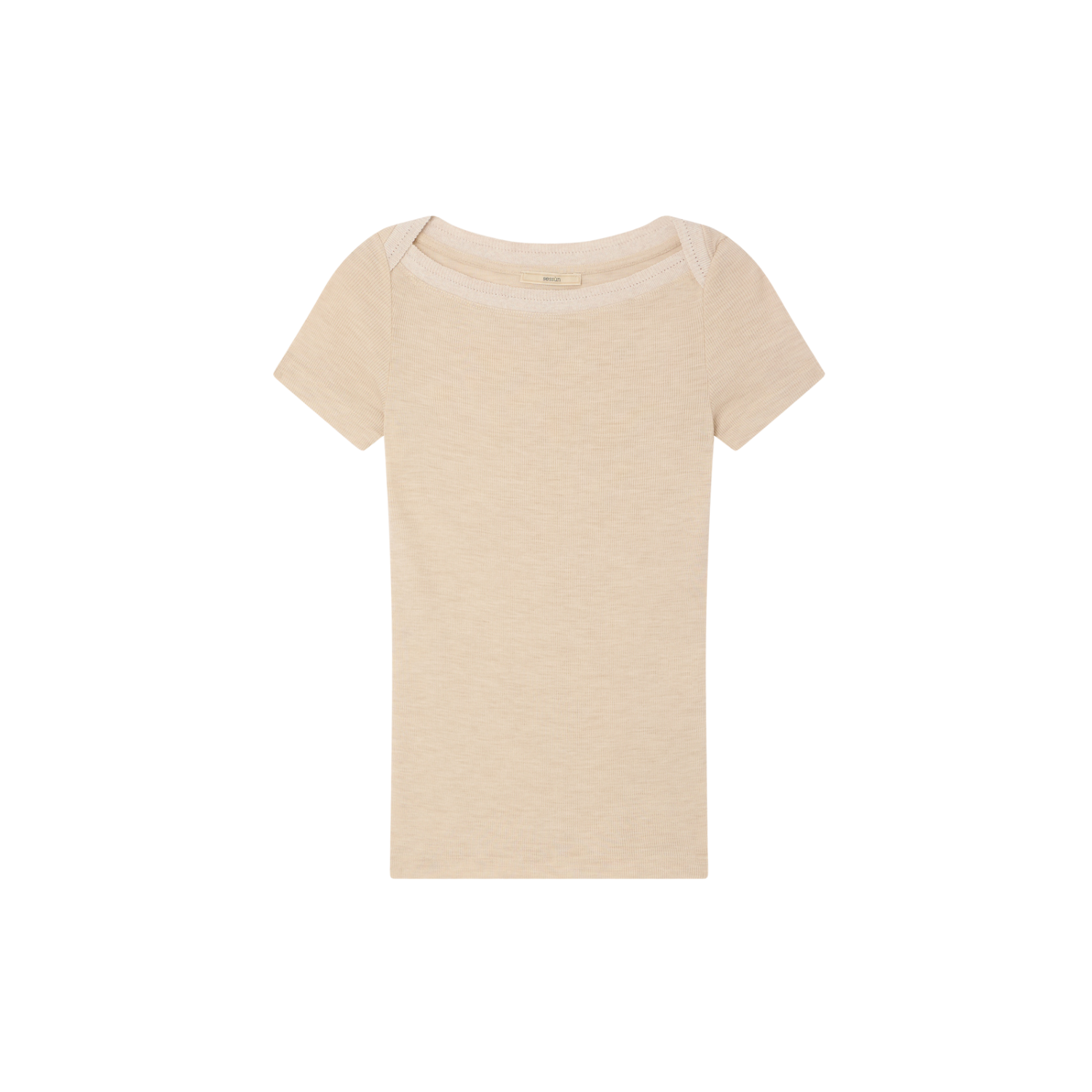 Romuald Short Sleeves T-shirt Almond | Sessun