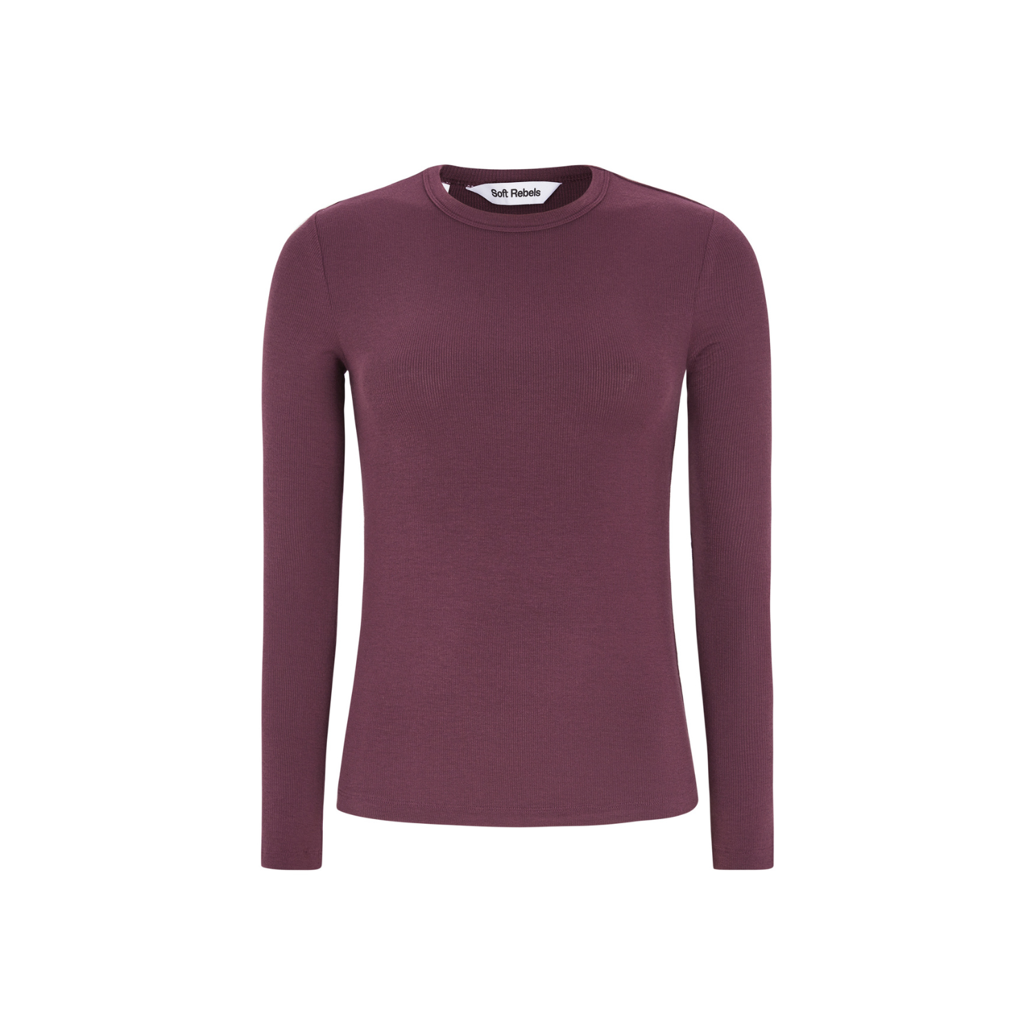 Fenja O-neck Top Vineyard Wine | Soft Rebels