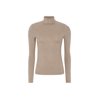 Roman Roll Neck Silver Mink Melange | Soft Rebels