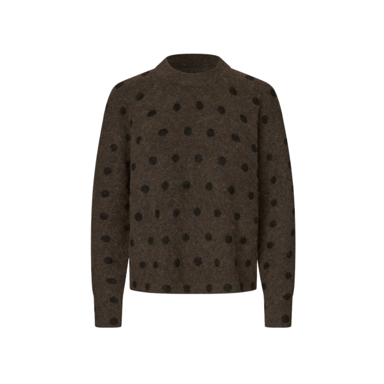 Anour O-N Crew Neck Mulch Dot | Samsoe Samsoe