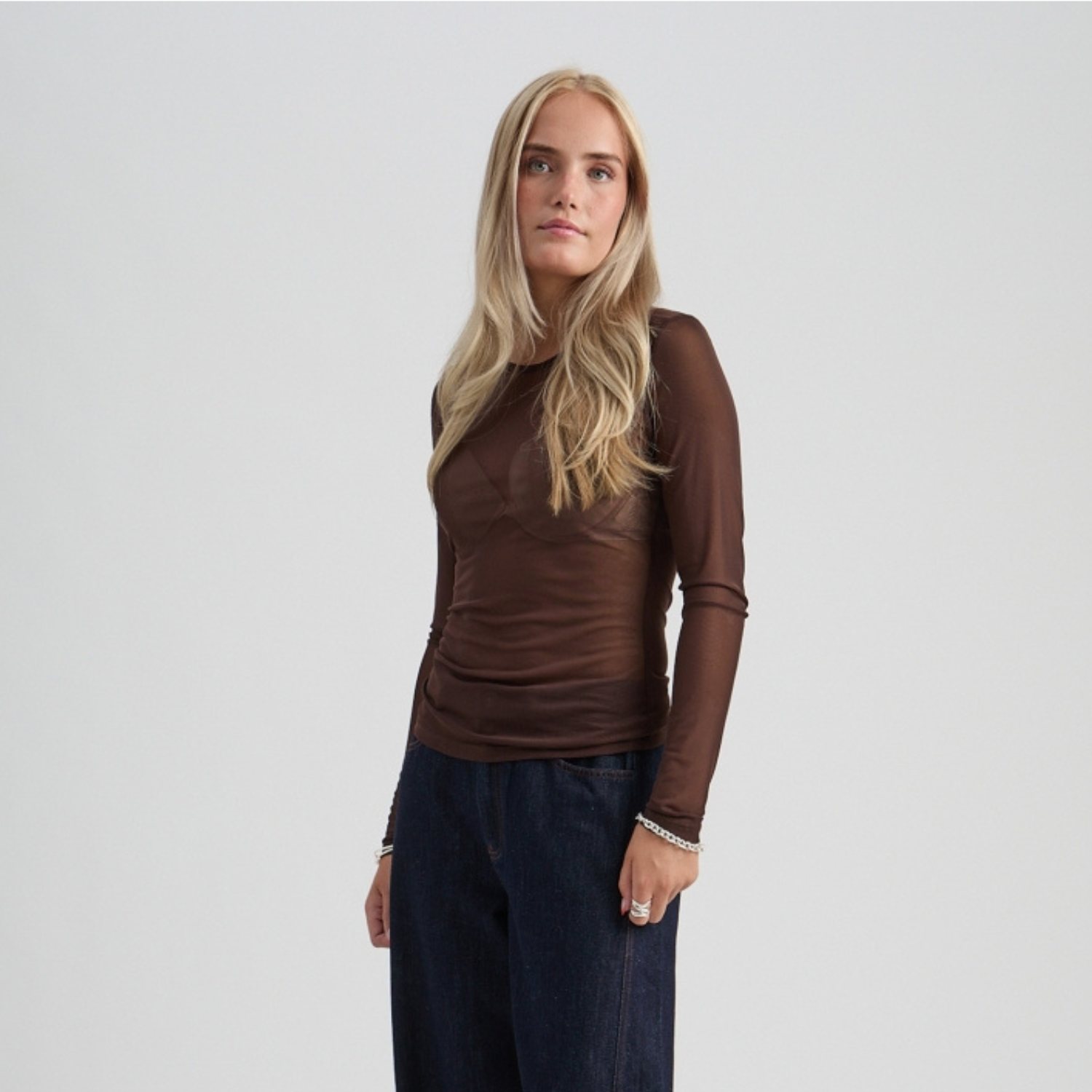 Dajana Long Sleeve Top Tiramisu | Minus