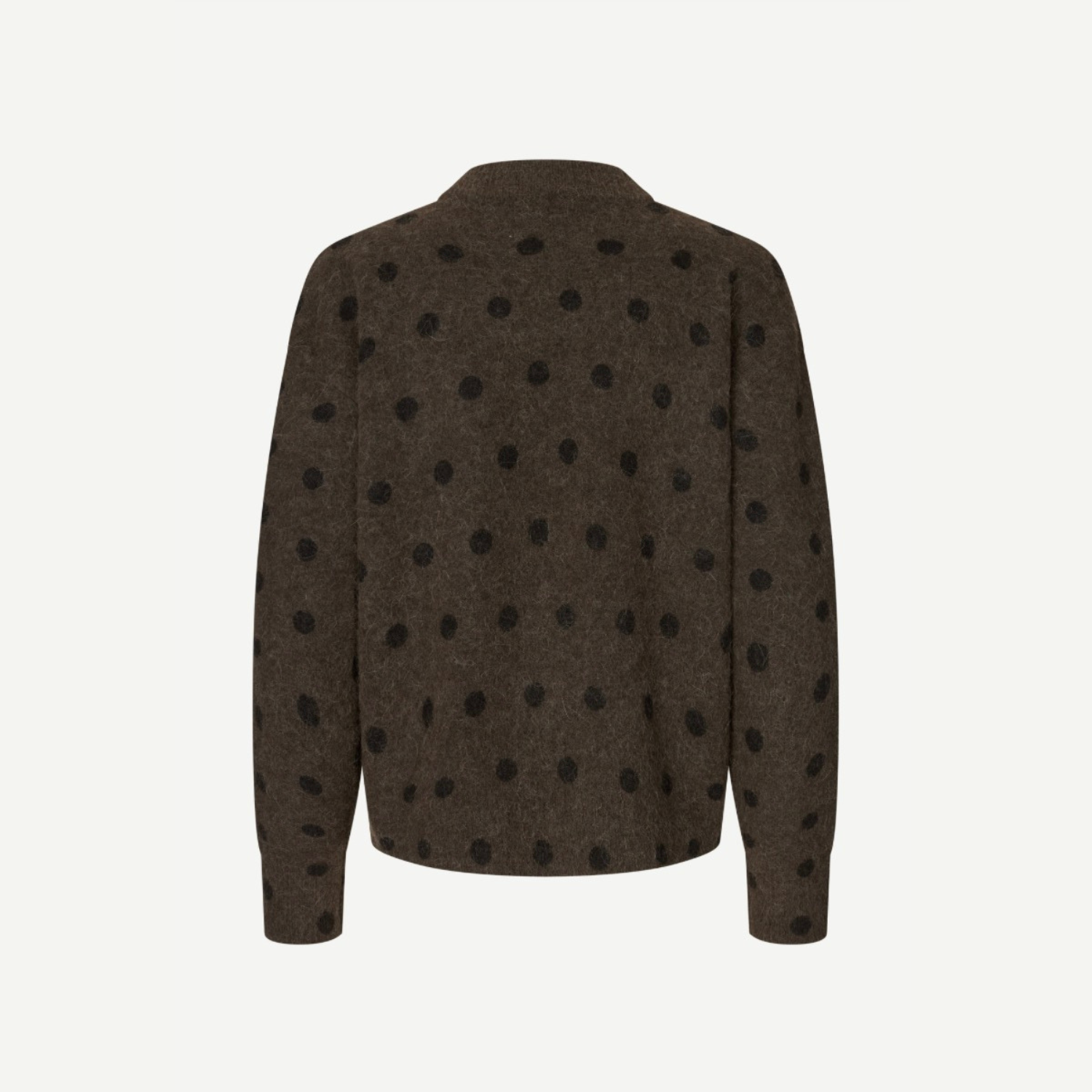 Anour O-N Crew Neck Mulch Dot | Samsoe Samsoe