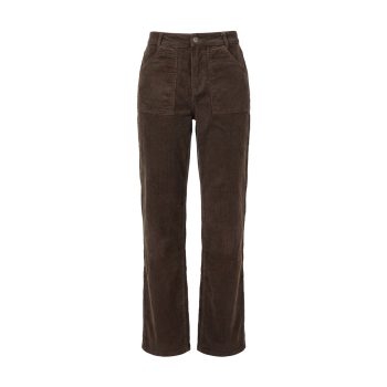 Fione Corderoy Straight Jeans Java Brown | Peppercorn