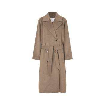Sahannen Coat Lead Gray Melange | Samsoe Samsoe