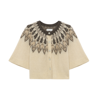 Mimosa Cardigan Brown | Alchemist