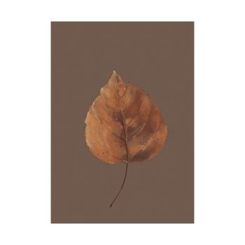 Brown Fall Leaf | Studio Veldman